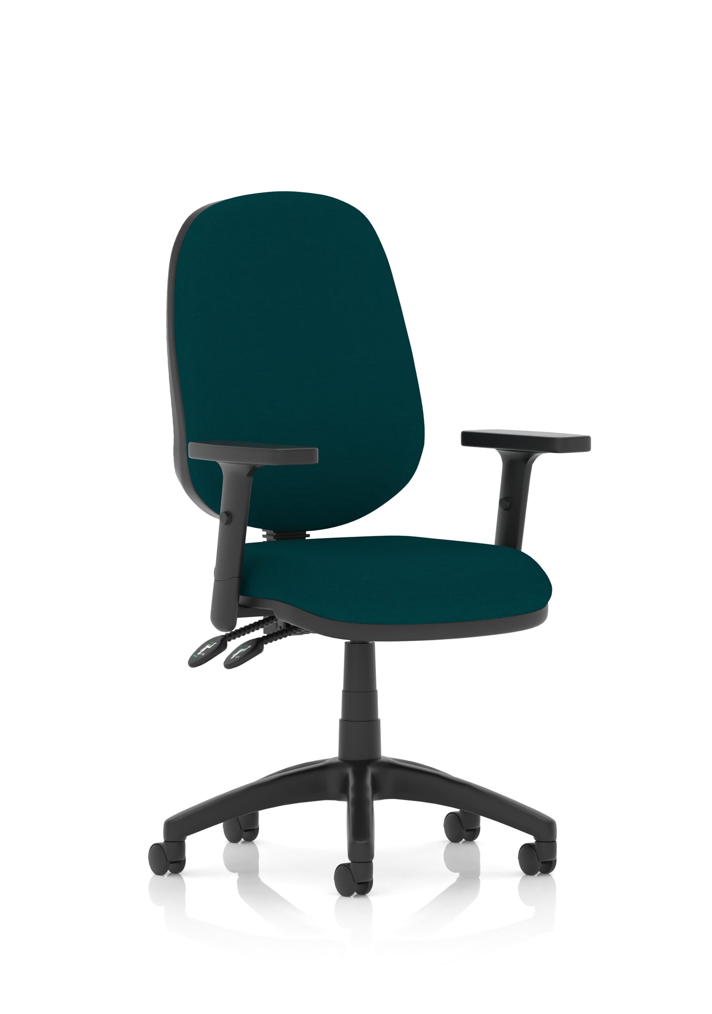 Luna II Lever Task Operator Chair - Optional Arm Choice - 11 Colour Choice