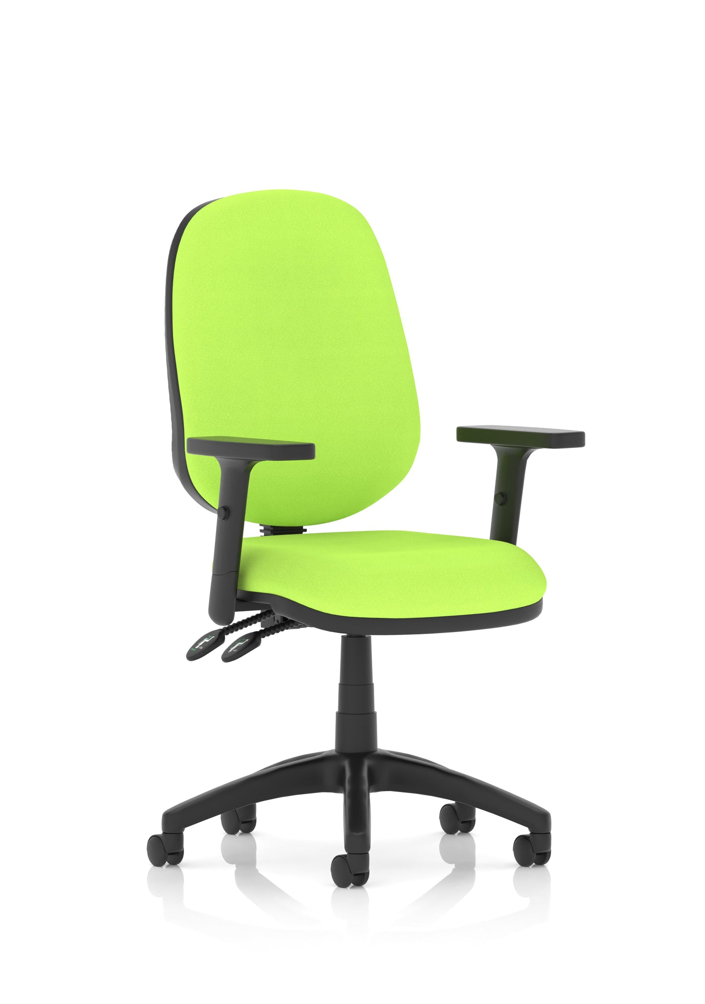 Luna II Lever Task Operator Chair - Optional Arm Choice - 11 Colour Choice