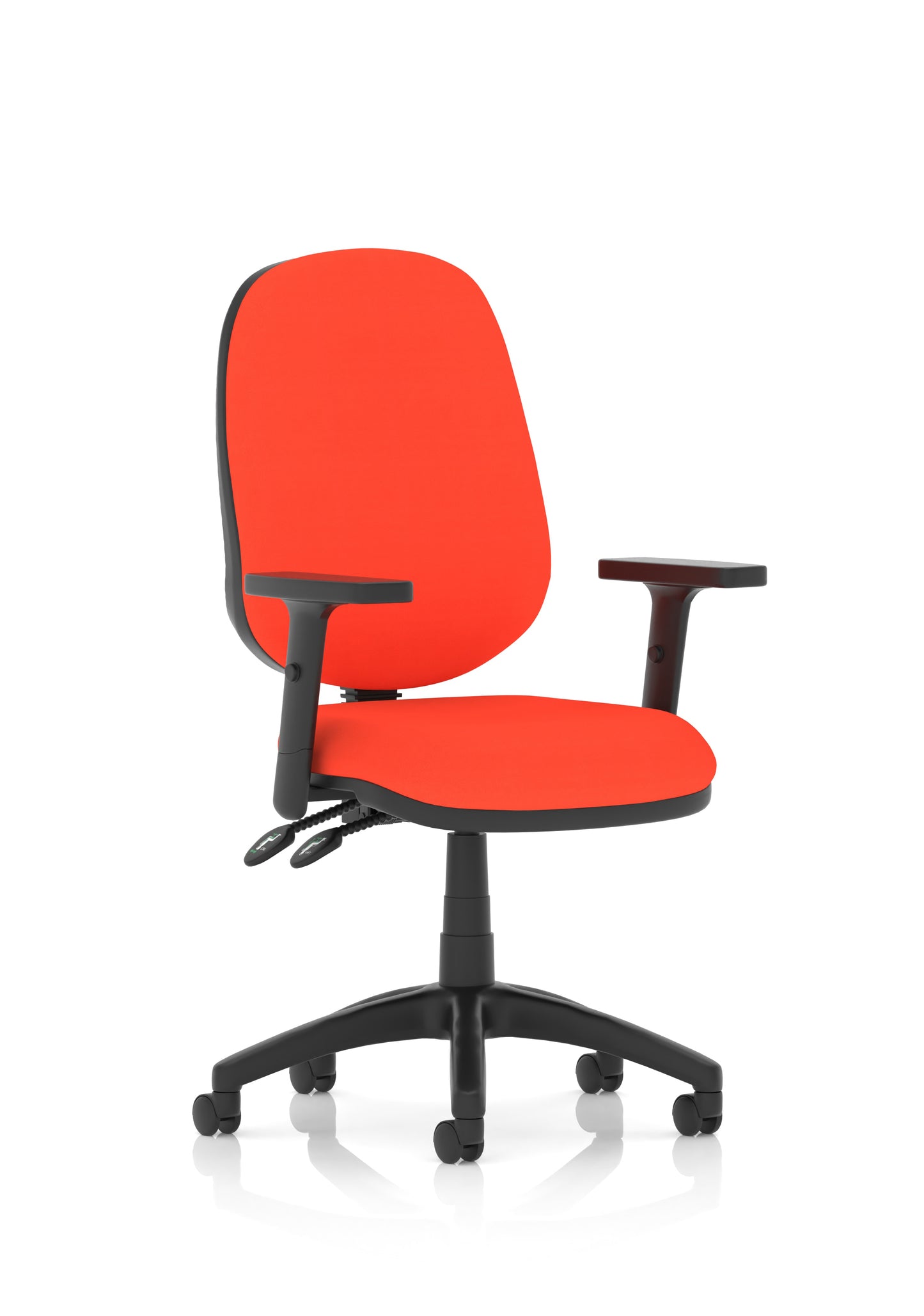 Luna II Lever Task Operator Chair - Optional Arm Choice - 11 Colour Choice