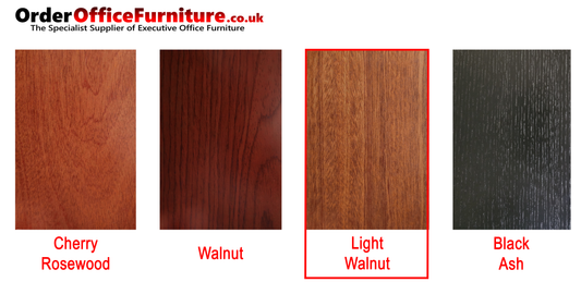 Extra Large Luxury Light Walnut Real Wood Veneer Executive Bookcase with Open Shelving - 4000mm - KM5B55