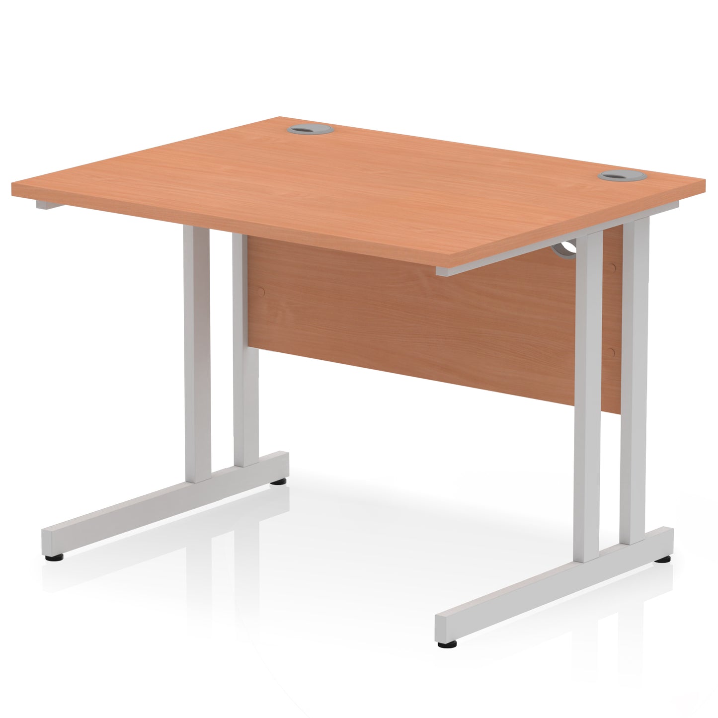 Impulse Straight Desk Cantilever Leg - 1000mm - Multiple Colour Options