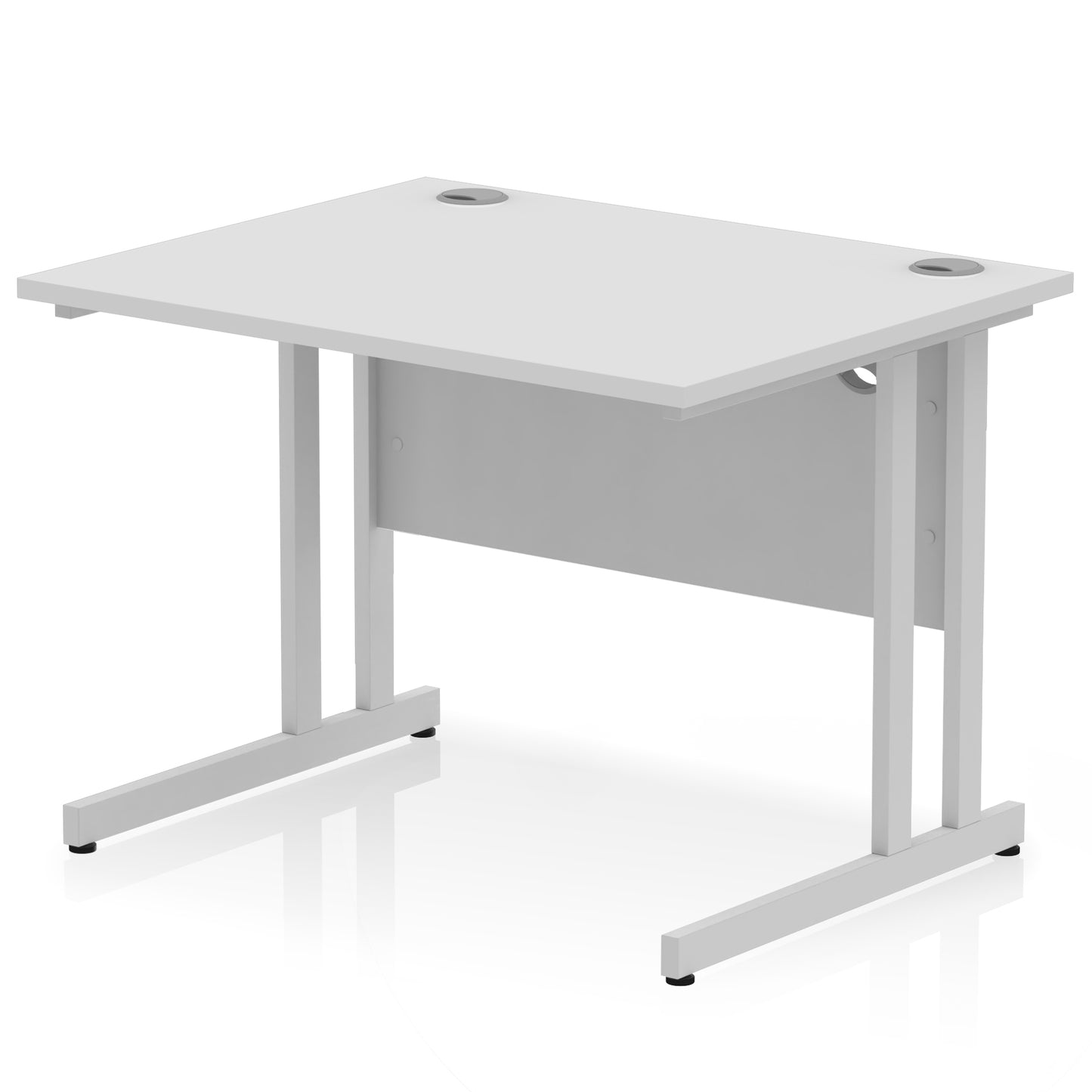 Impulse Straight Desk Cantilever Leg - 1000mm - Multiple Colour Options