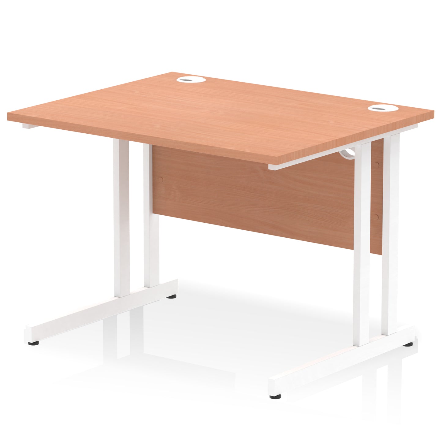 Impulse Straight Desk Cantilever Leg - 1000mm - Multiple Colour Options