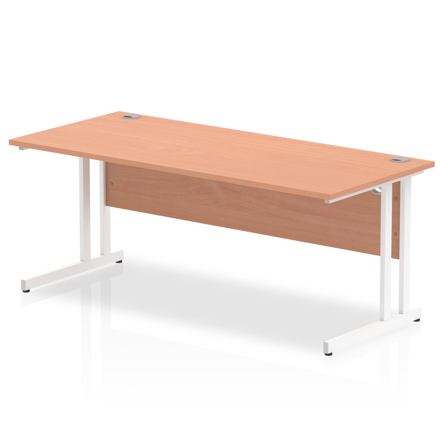 Impulse Straight Desk Cantilever Leg - 1800mm - Multiple Colour Options