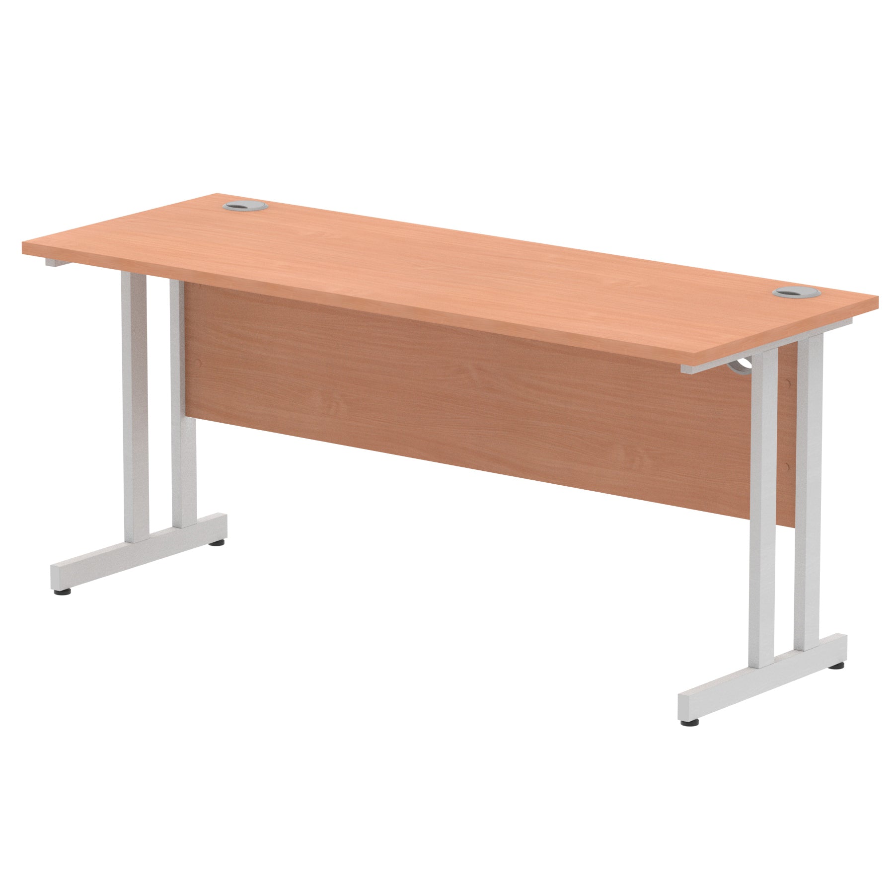 Impulse Slimline Desk Cantilever Leg - 1600mm - Multiple Colour Options