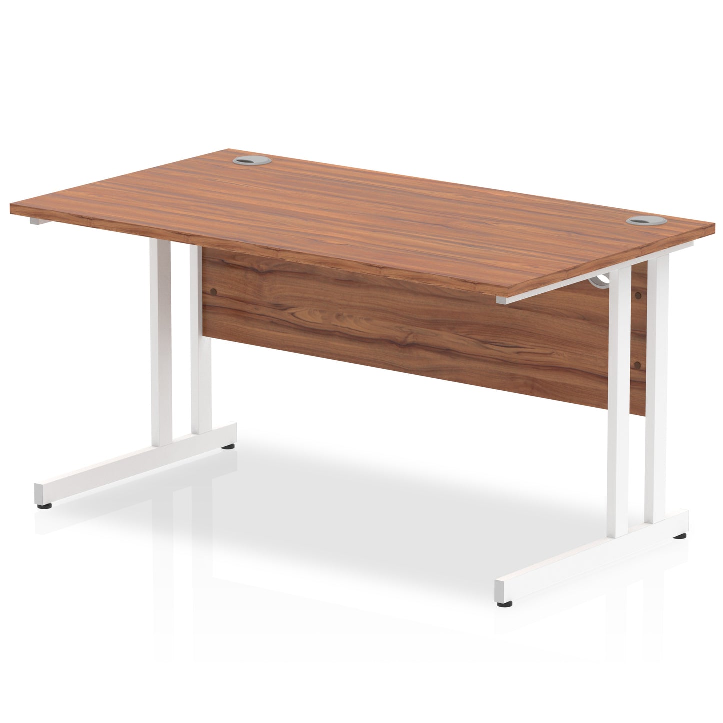 Impulse Straight Desk Cantilever Leg - 1400mm - Multiple Colour Options