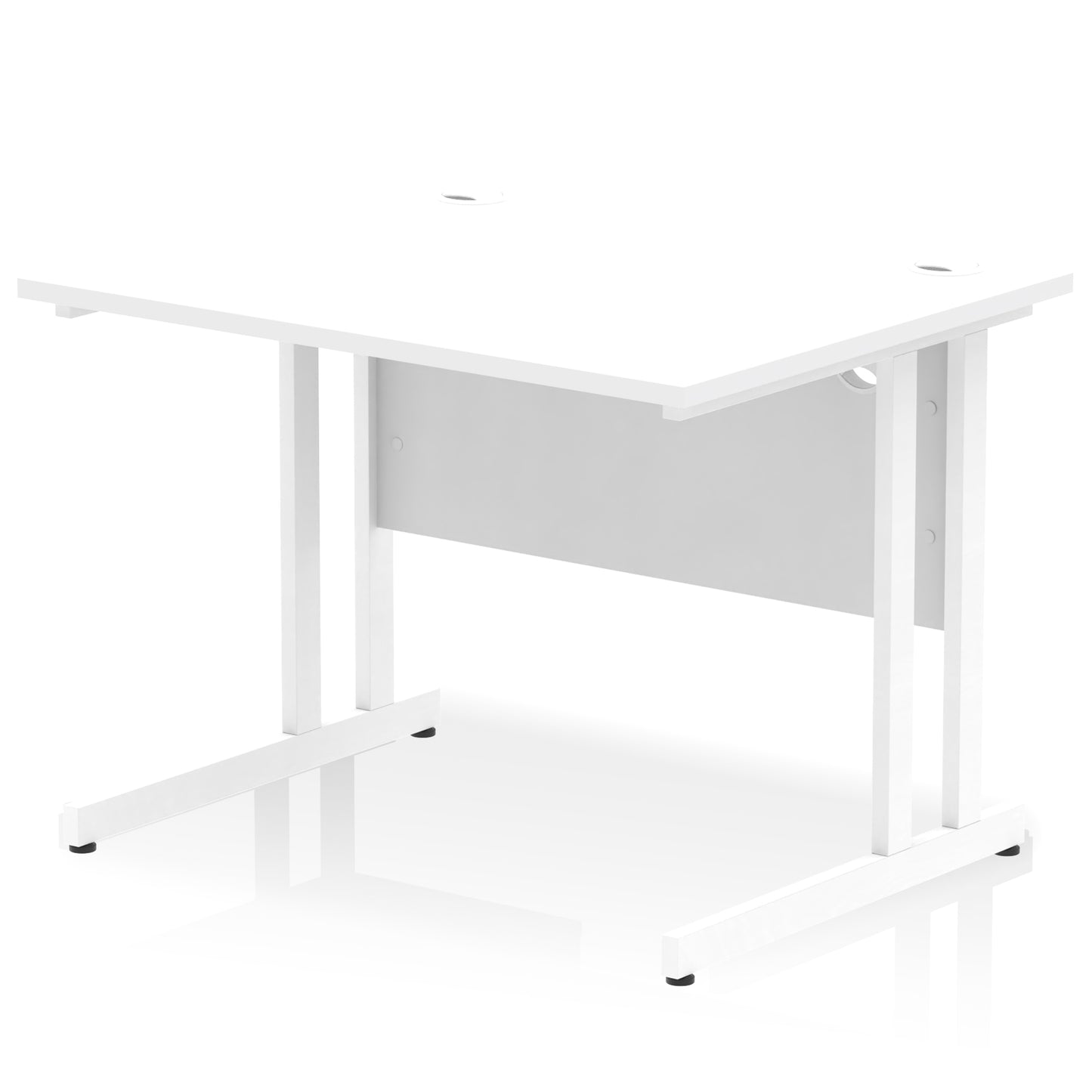 Impulse Straight Desk Cantilever Leg - 1000mm - Multiple Colour Options