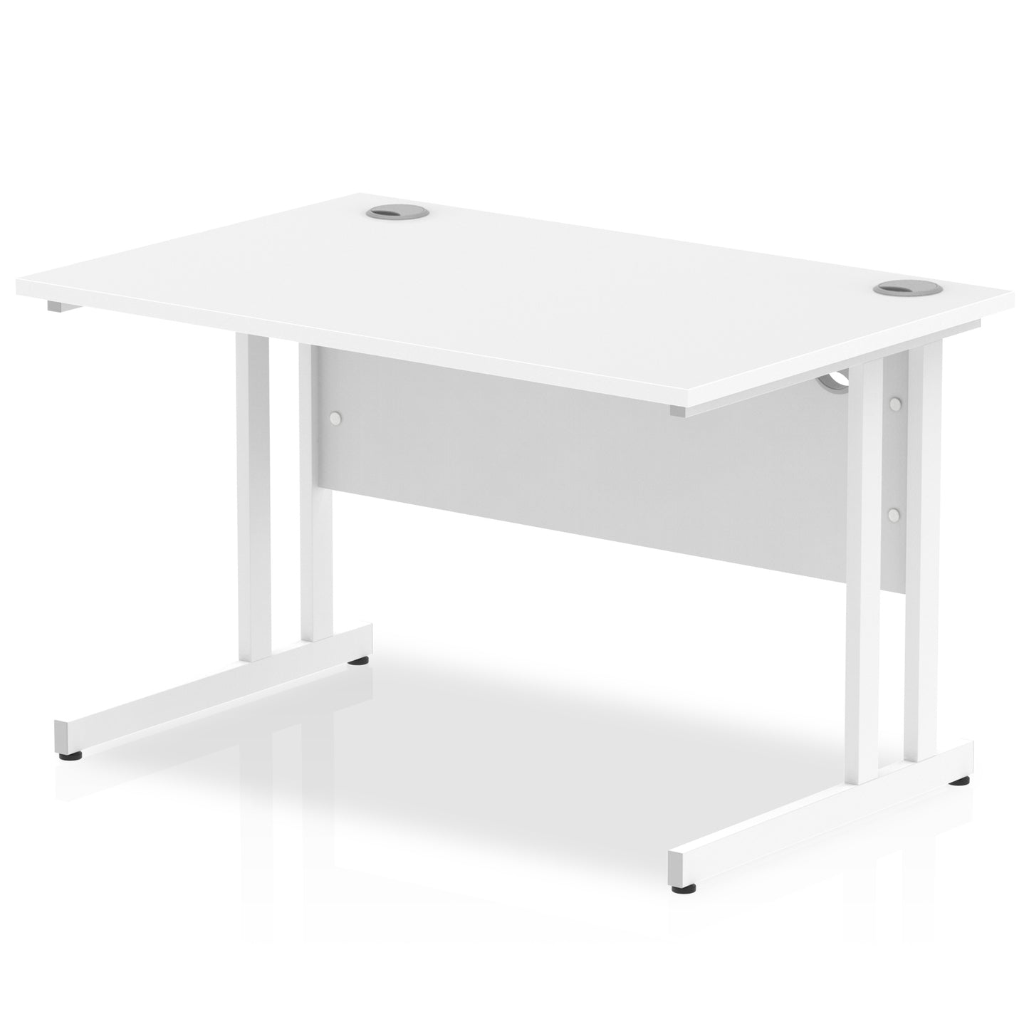 Impulse Straight Desk Cantilever Leg - 1200mm - Multiple Colour Options