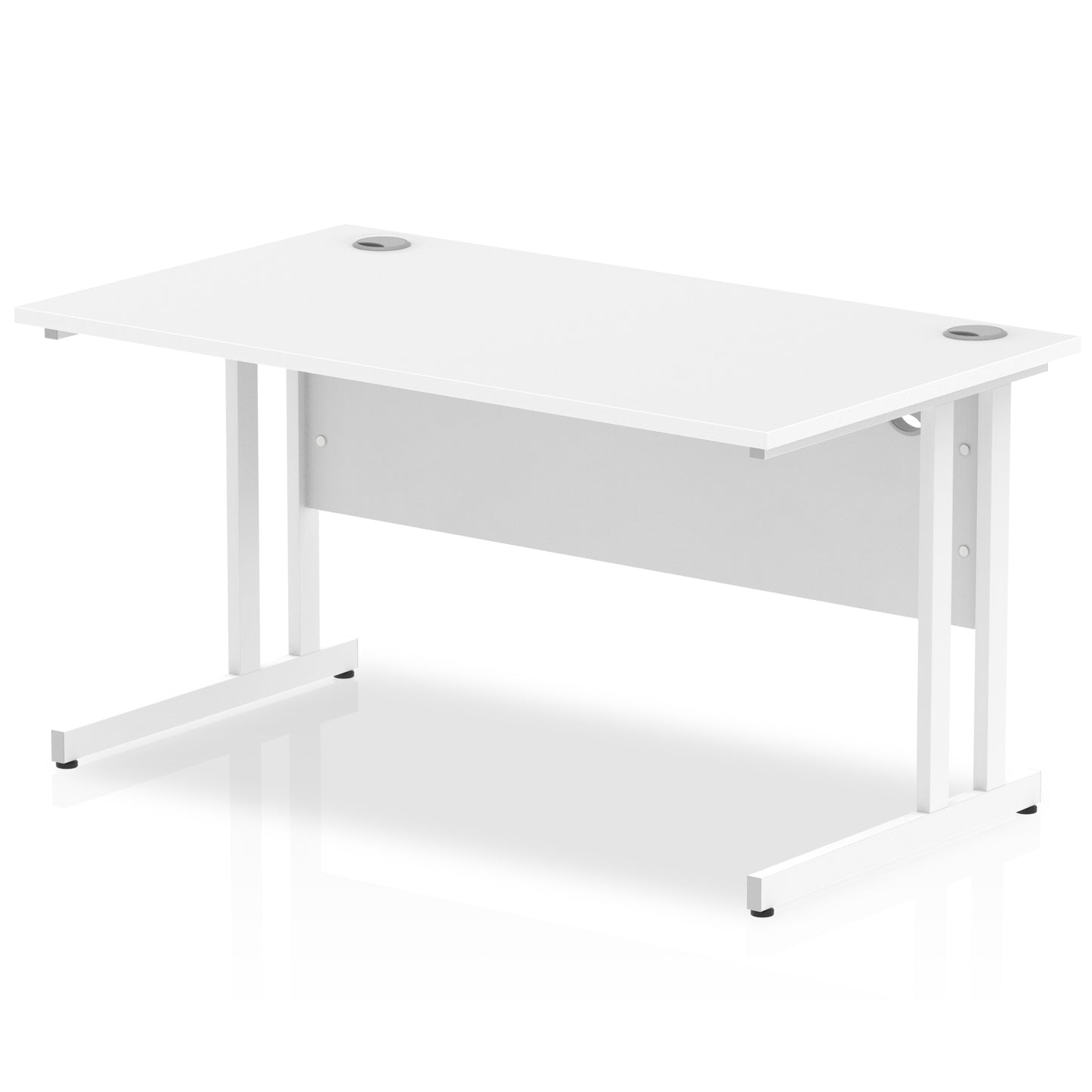 Impulse Straight Desk Cantilever Leg - 1400mm - Multiple Colour Options