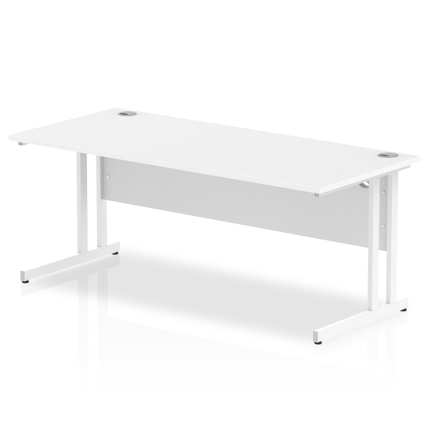 Impulse Straight Desk Cantilever Leg - 1800mm - Multiple Colour Options