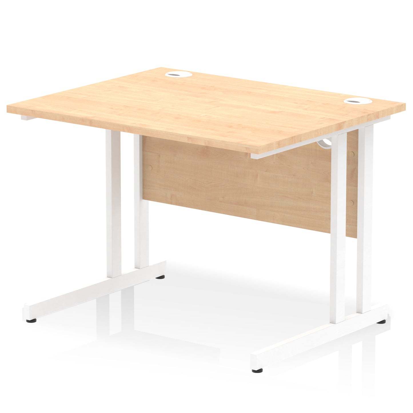 Impulse Straight Desk Cantilever Leg - 1000mm - Multiple Colour Options