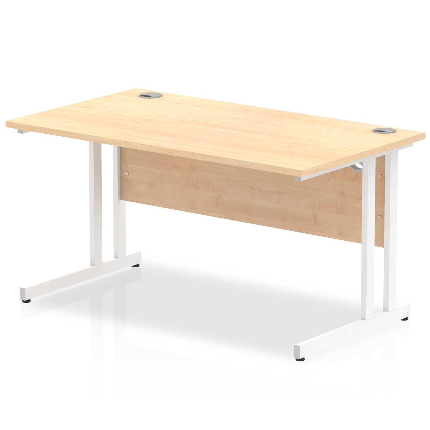 Impulse Straight Desk Cantilever Leg - 1400mm - Multiple Colour Options
