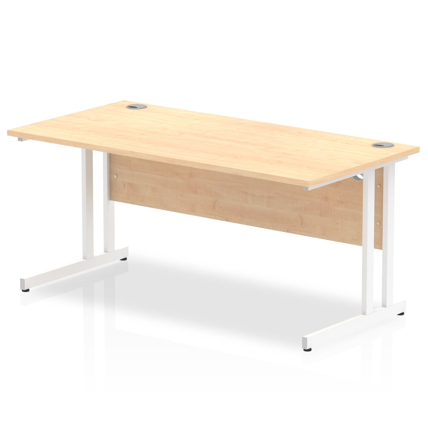 Impulse Straight Desk Cantilever Leg - 1600mm - Multiple Colour Options