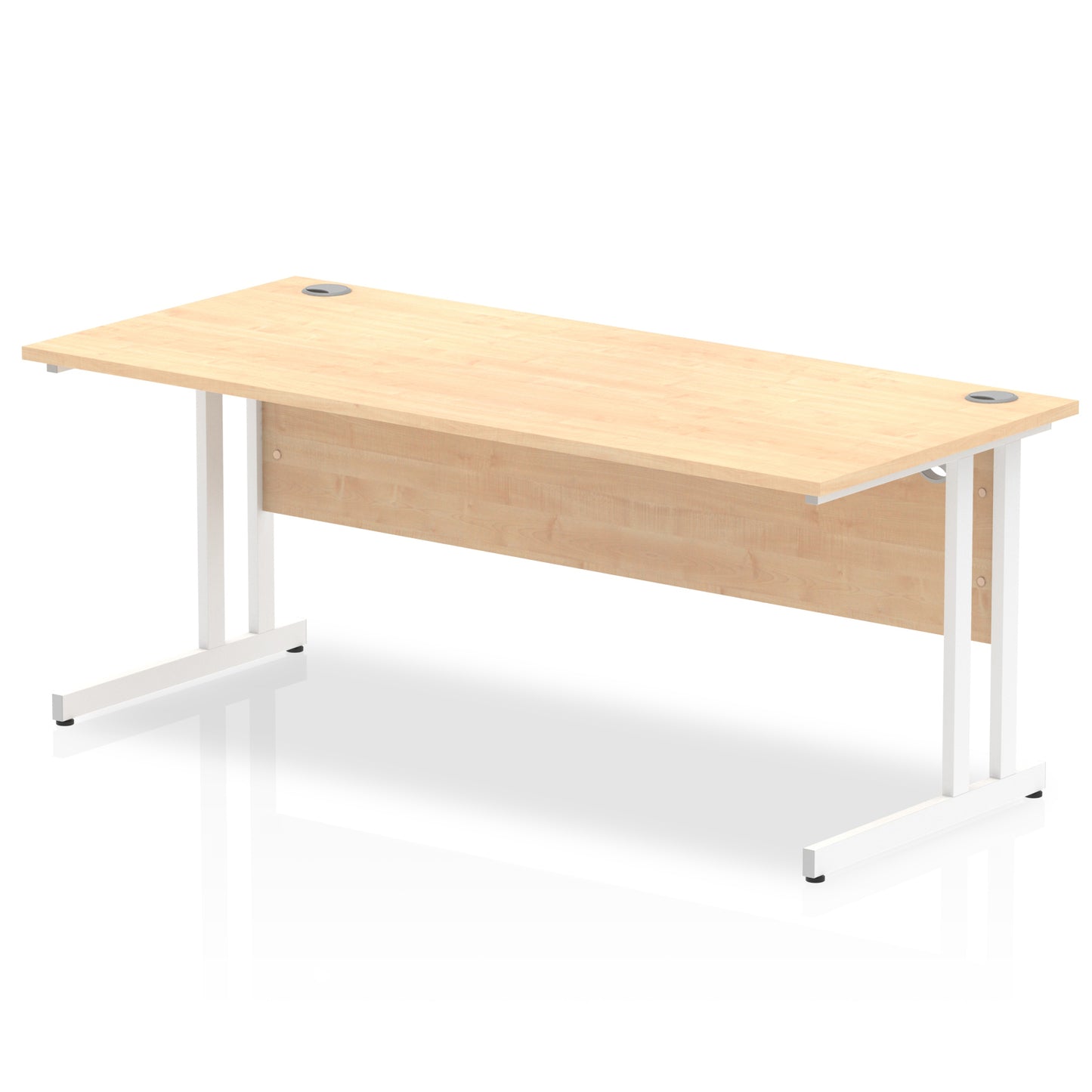 Impulse Straight Desk Cantilever Leg - 1800mm - Multiple Colour Options