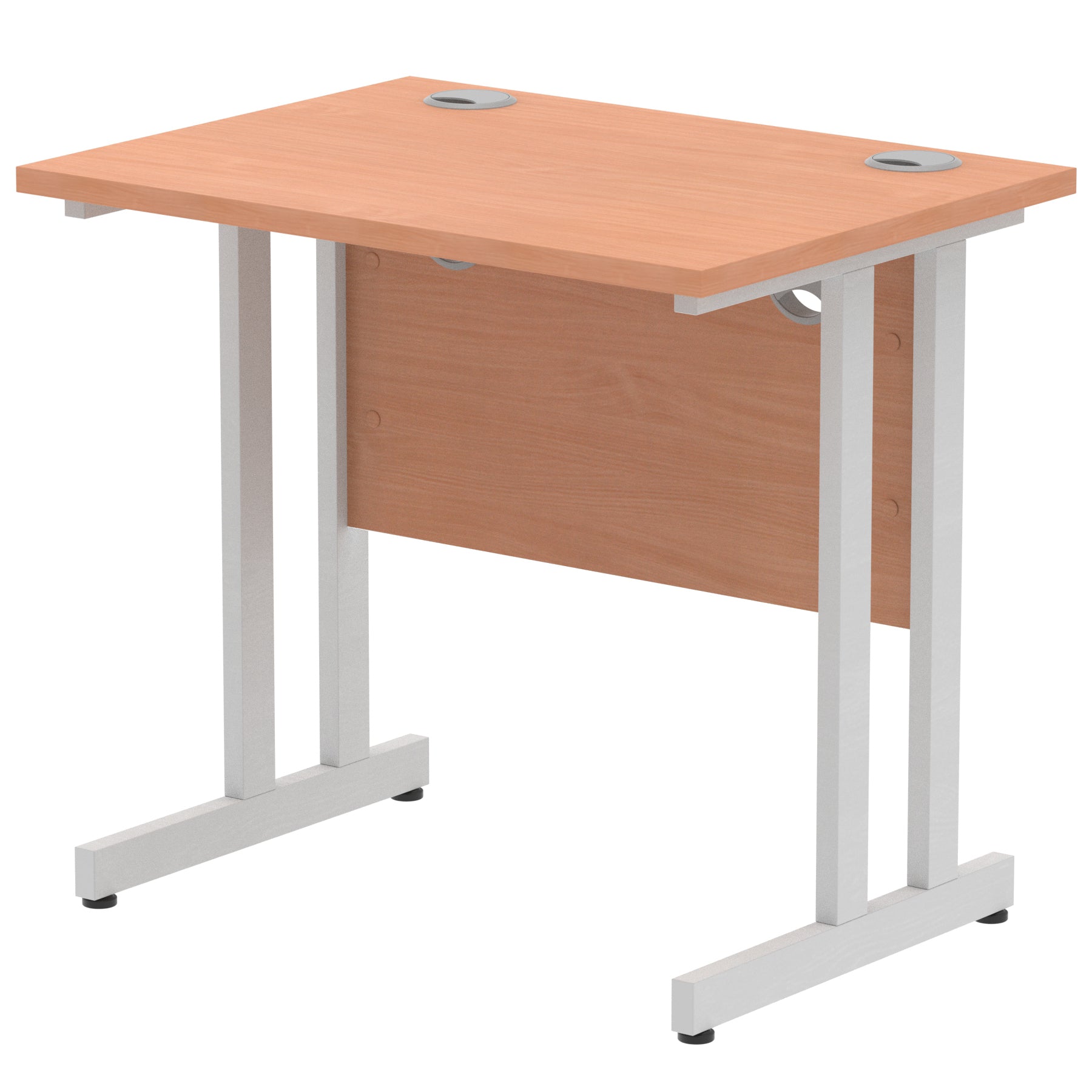 Impulse 800mm Slimline Desk Cantilever Leg - 800mm - Multiple Colour Options