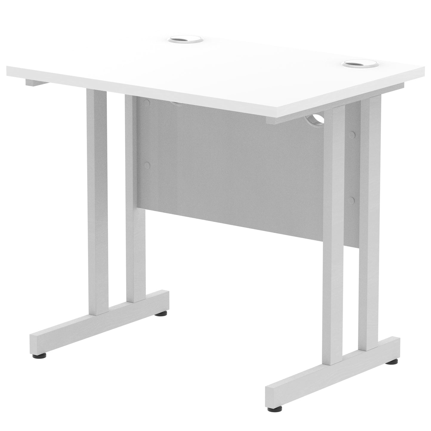 Impulse 800mm Slimline Desk Cantilever Leg - 800mm - Multiple Colour Options