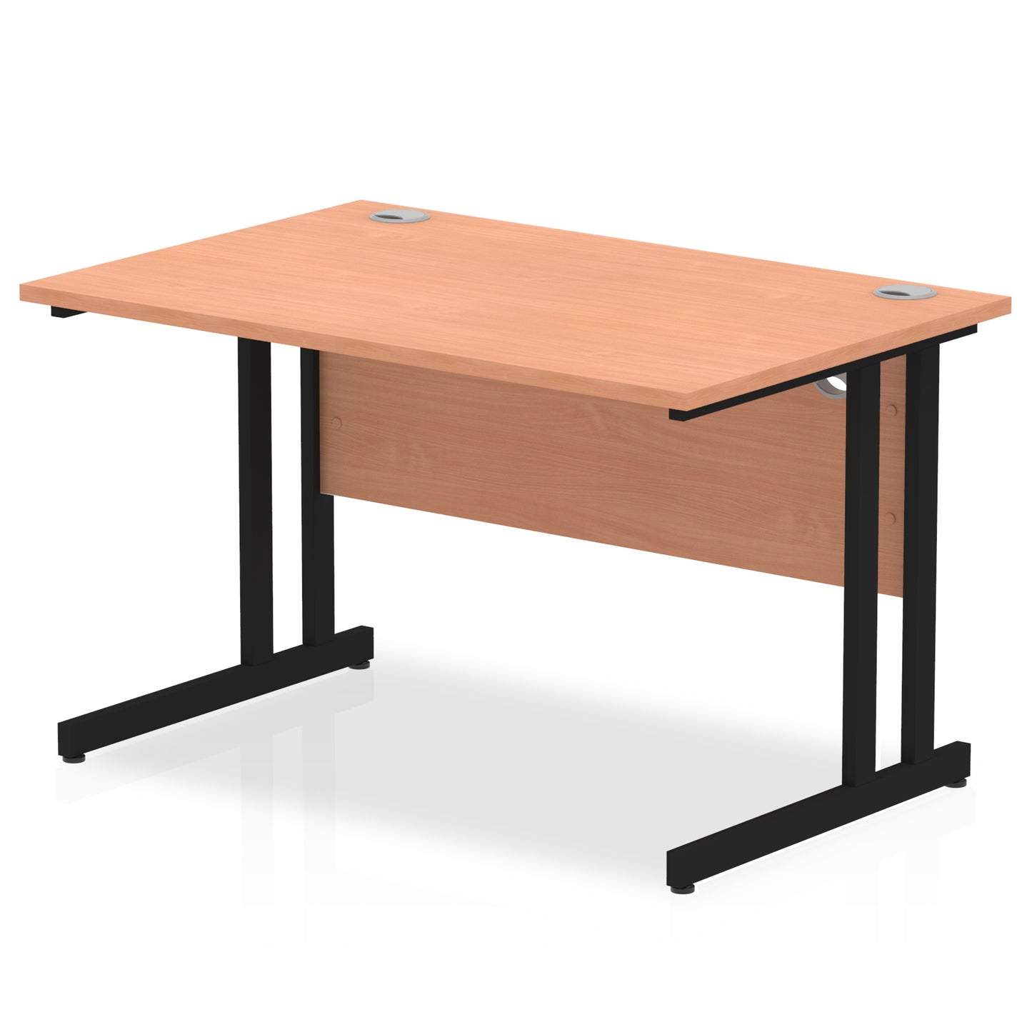 Impulse Straight Desk Cantilever Leg - 1200mm - Multiple Colour Options