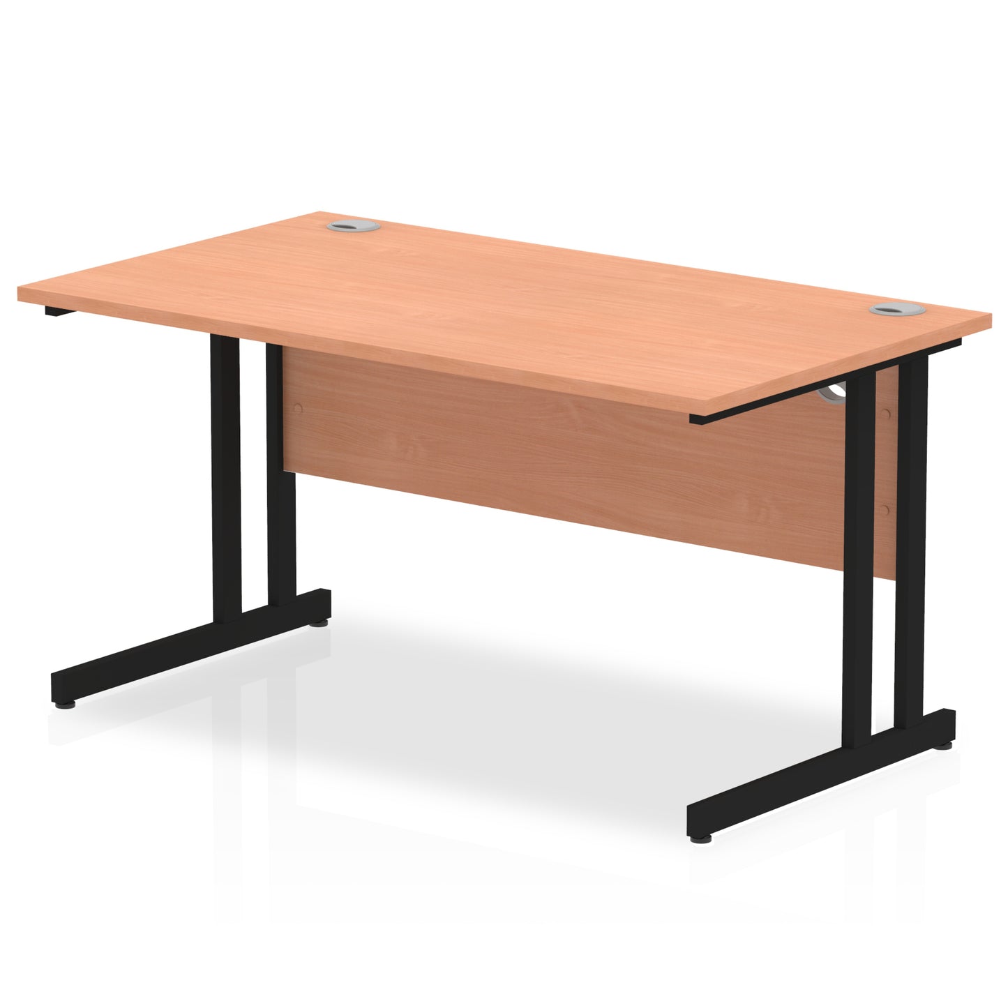 Impulse Straight Desk Cantilever Leg - 1400mm - Multiple Colour Options