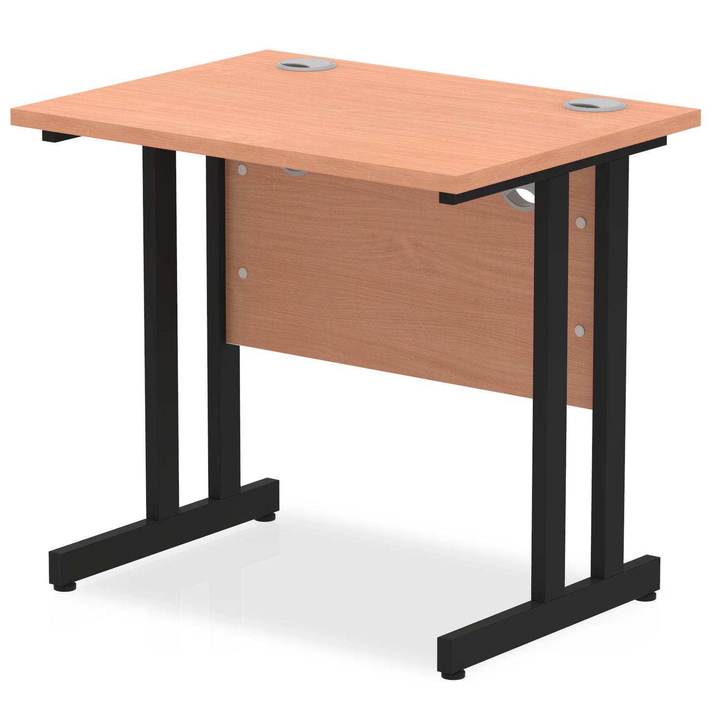 Impulse 800mm Slimline Desk Cantilever Leg - 800mm - Multiple Colour Options