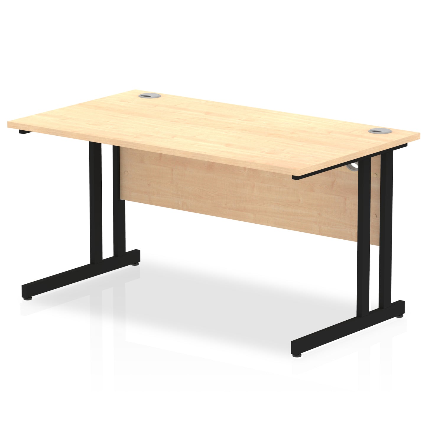 Impulse Straight Desk Cantilever Leg - 1400mm - Multiple Colour Options