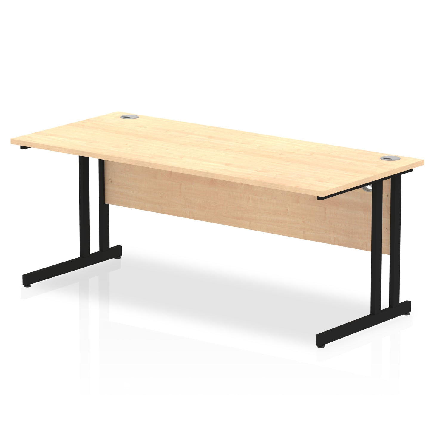 Impulse Straight Desk Cantilever Leg - 1800mm - Multiple Colour Options