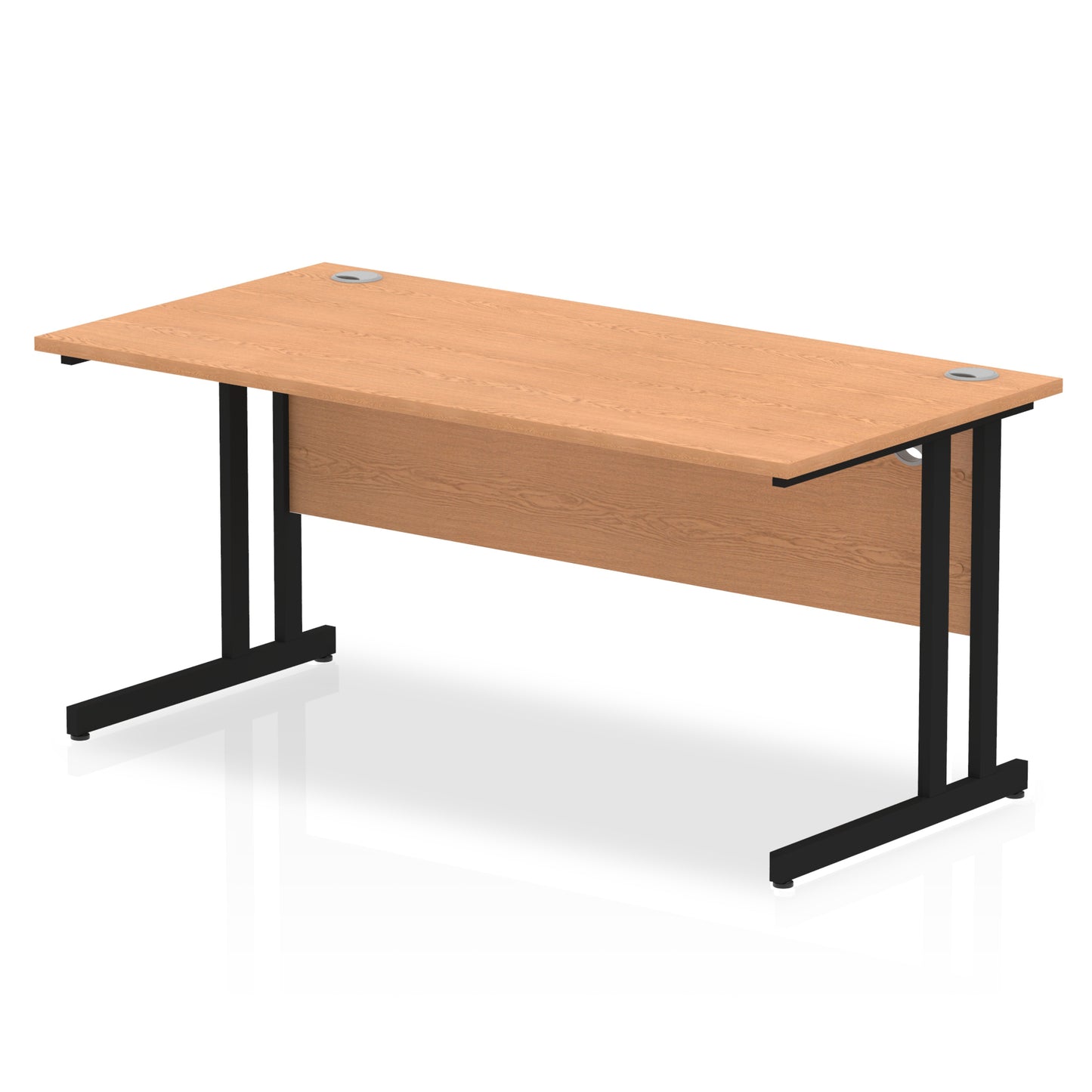 Impulse Straight Desk Cantilever Leg - 1600mm - Multiple Colour Options