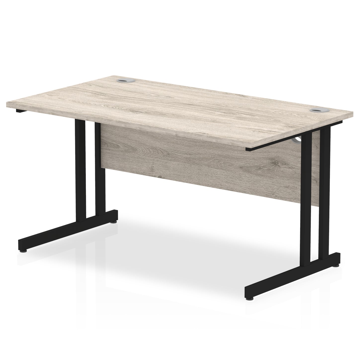 Impulse Straight Desk Cantilever Leg - 1400mm - Multiple Colour Options