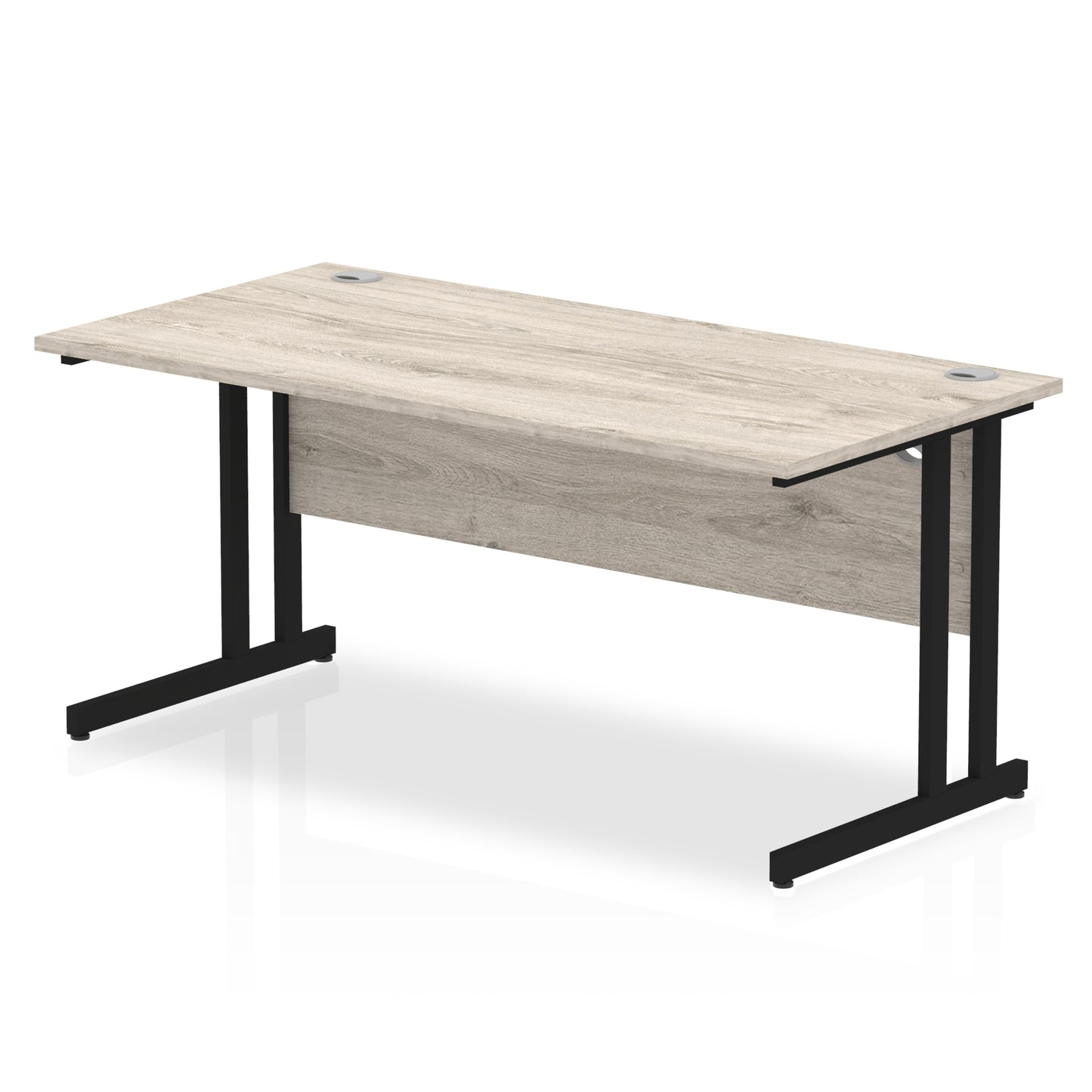 Impulse Straight Desk Cantilever Leg - 1600mm - Multiple Colour Options