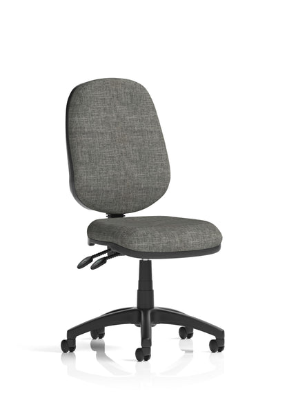 Eclipse Plus II Medium Back Task Operator Office Chair - Optional Arms - Multiple Seat Colour Options