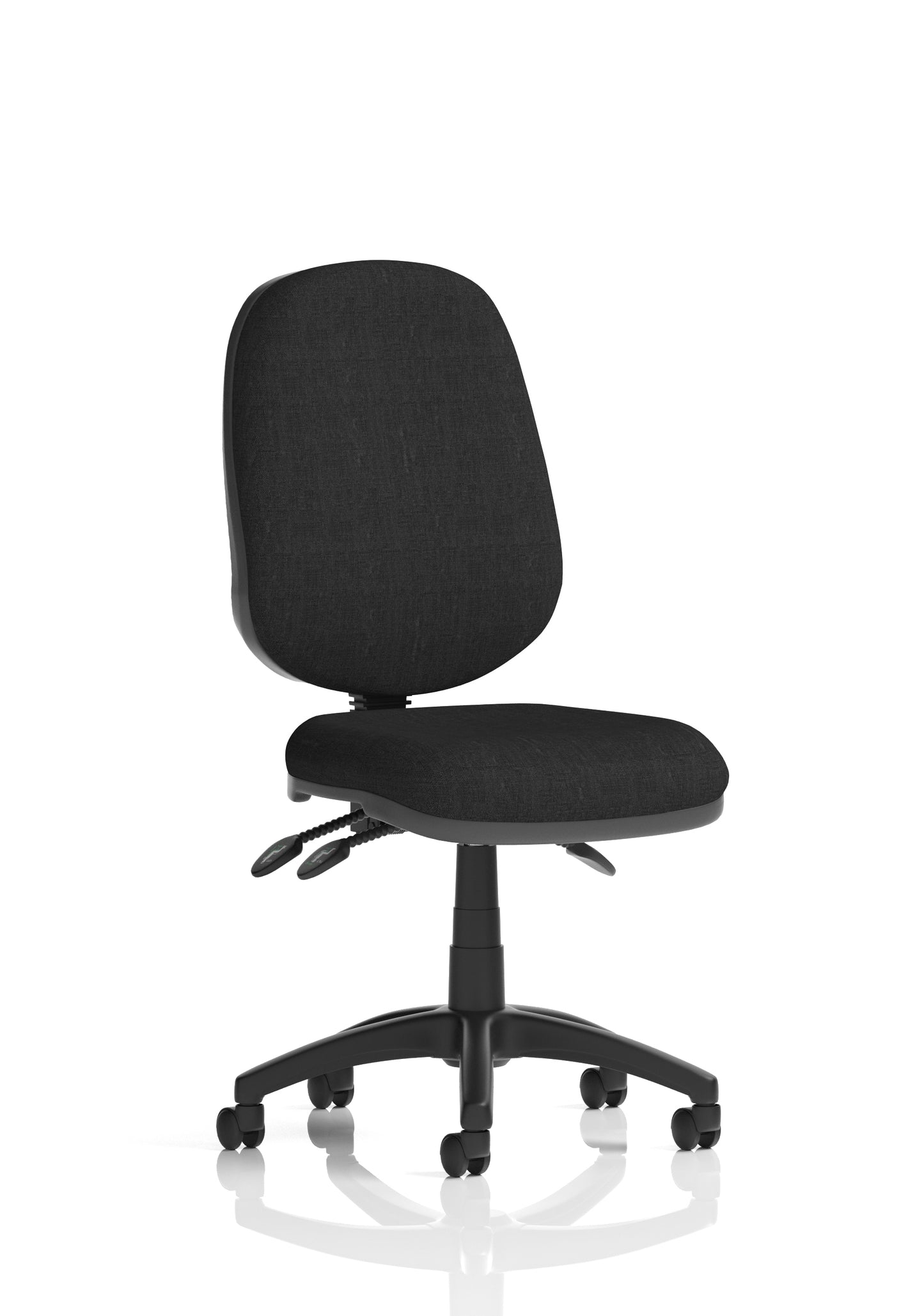 Eclipse Plus III Medium Back Fabric Task Operator Office Chair - Multiple Arm Options - Available in 20 Colour Choices
