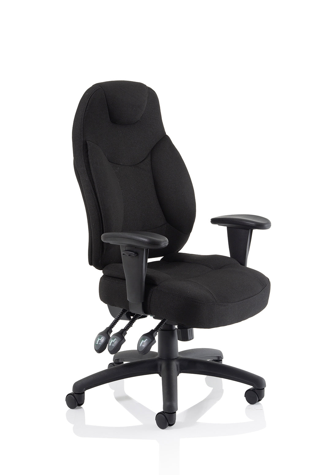 Galaxy High Back Task Operator Office Chair with Height Adjustable Arms Huddersfield