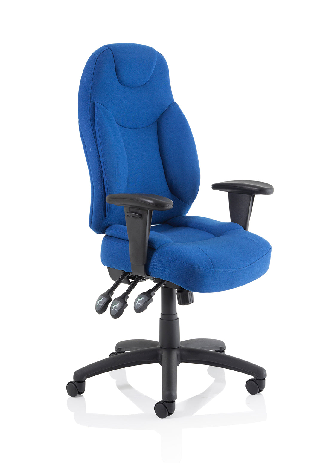 Galaxy High Back Task Operator Office Chair with Height Adjustable Arms