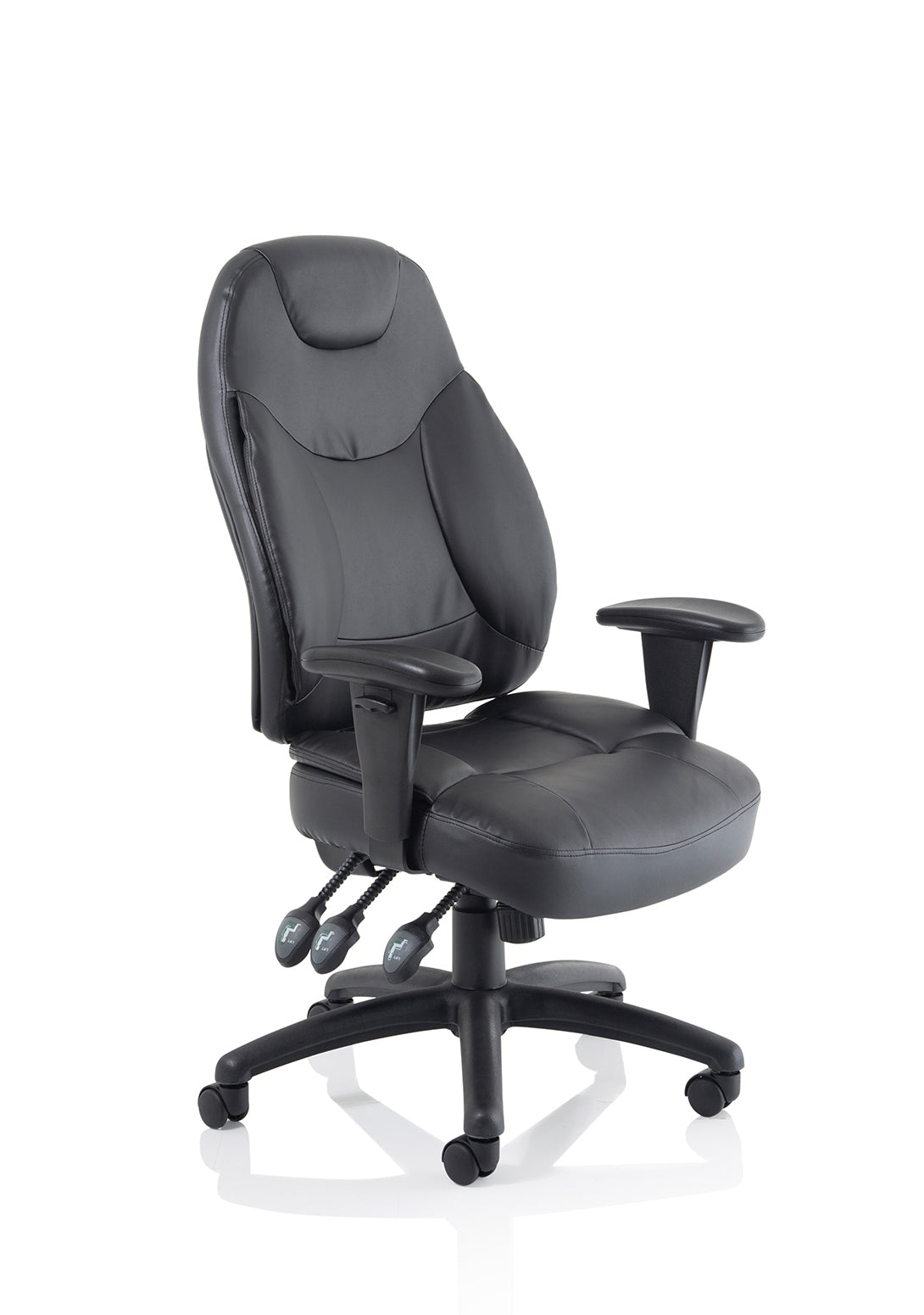 Galaxy High Back Task Operator Office Chair with Height Adjustable Arms