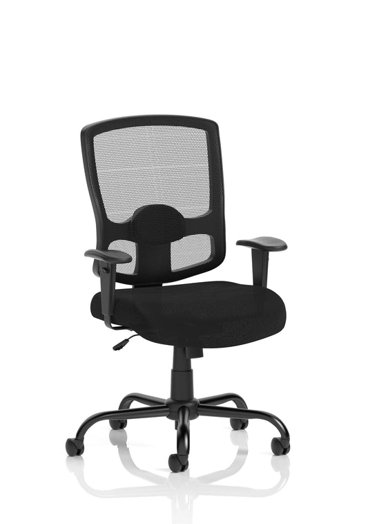 Portland HD High Back Heavy Duty Task Operator Office Chair with Height Adjustable Arms - Available in 20 Colour Choices