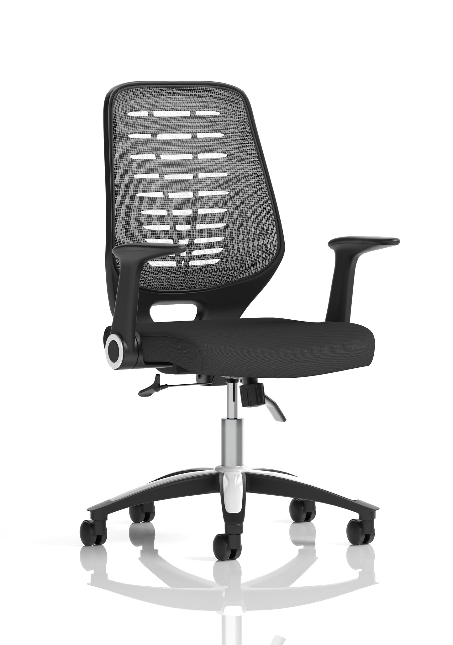 Relay Medium Mesh Back Task Operator Office Chair with Folding or Height Adjustable Arms - Available in 20 Colour Choices