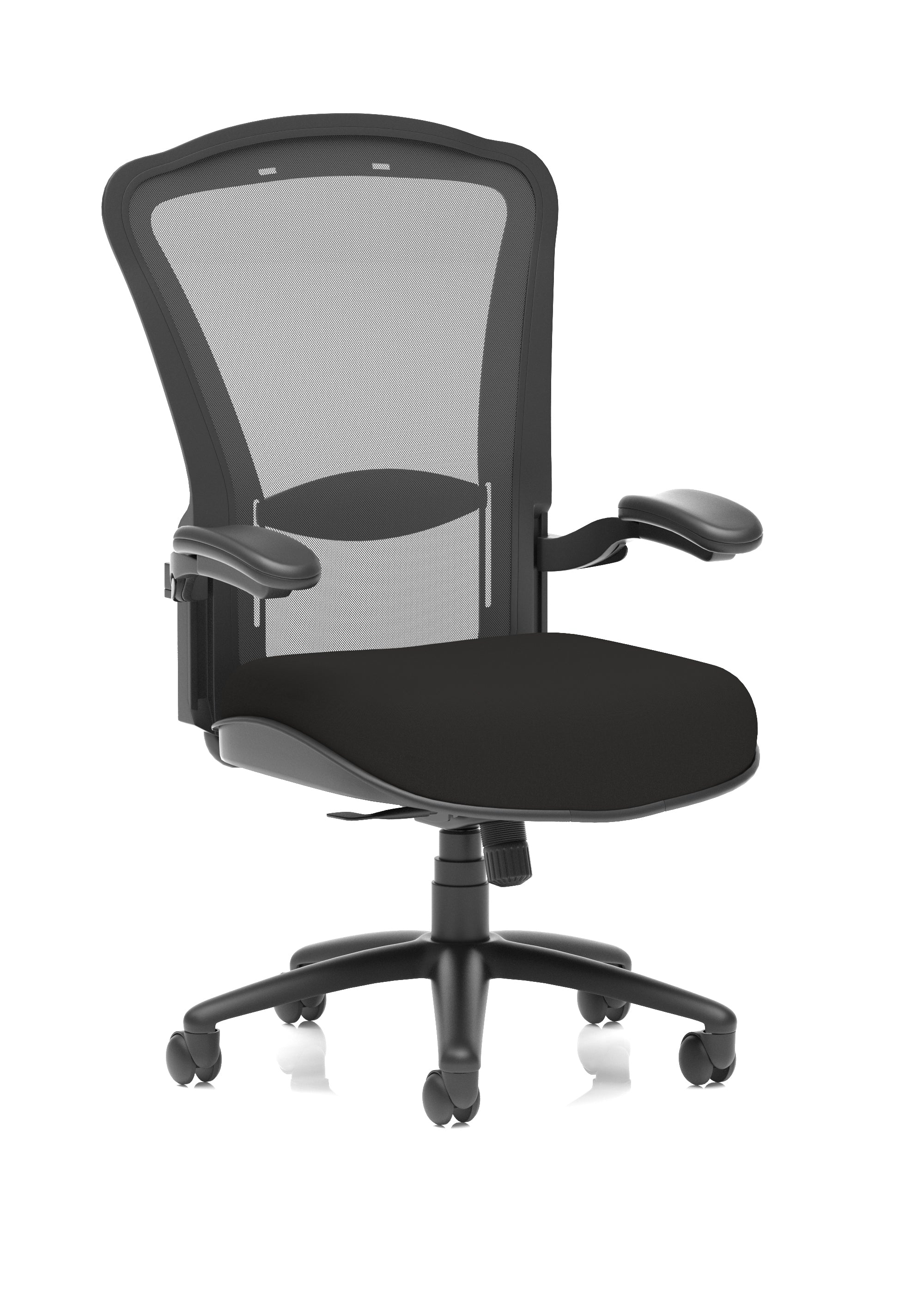 Houston High Mesh Back Heavy Duty Task Operator Office Chair with Arms Huddersfield