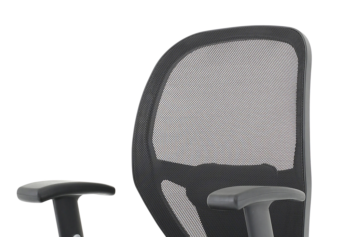 Denver High Mesh Back Black Task Operator Office Chair with Height Adjustable Arms - Optional Headrest