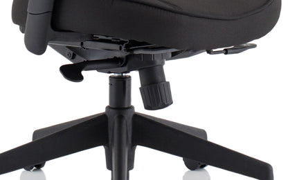 Denver High Mesh Back Black Task Operator Office Chair with Height Adjustable Arms - Optional Headrest