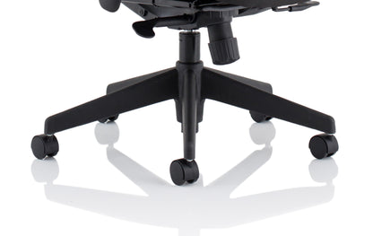 Denver High Mesh Back Black Task Operator Office Chair with Height Adjustable Arms - Optional Headrest