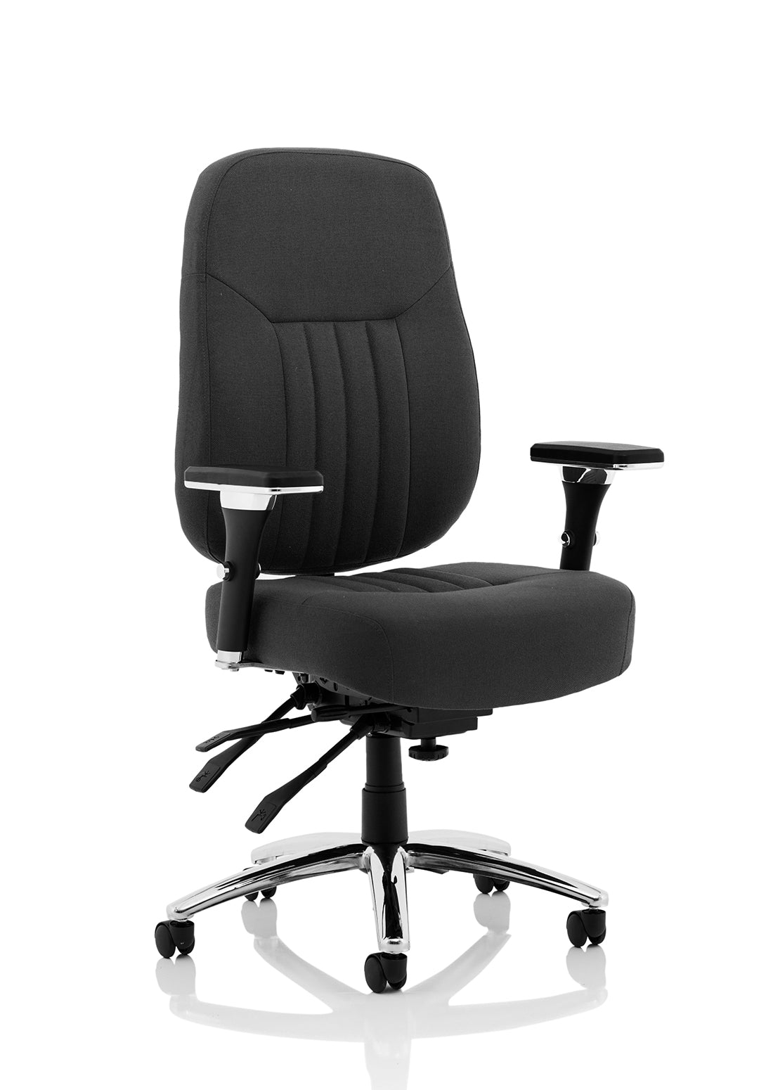 Barcelona Deluxe High Back Task Operator Office Chair with Arms Huddersfield