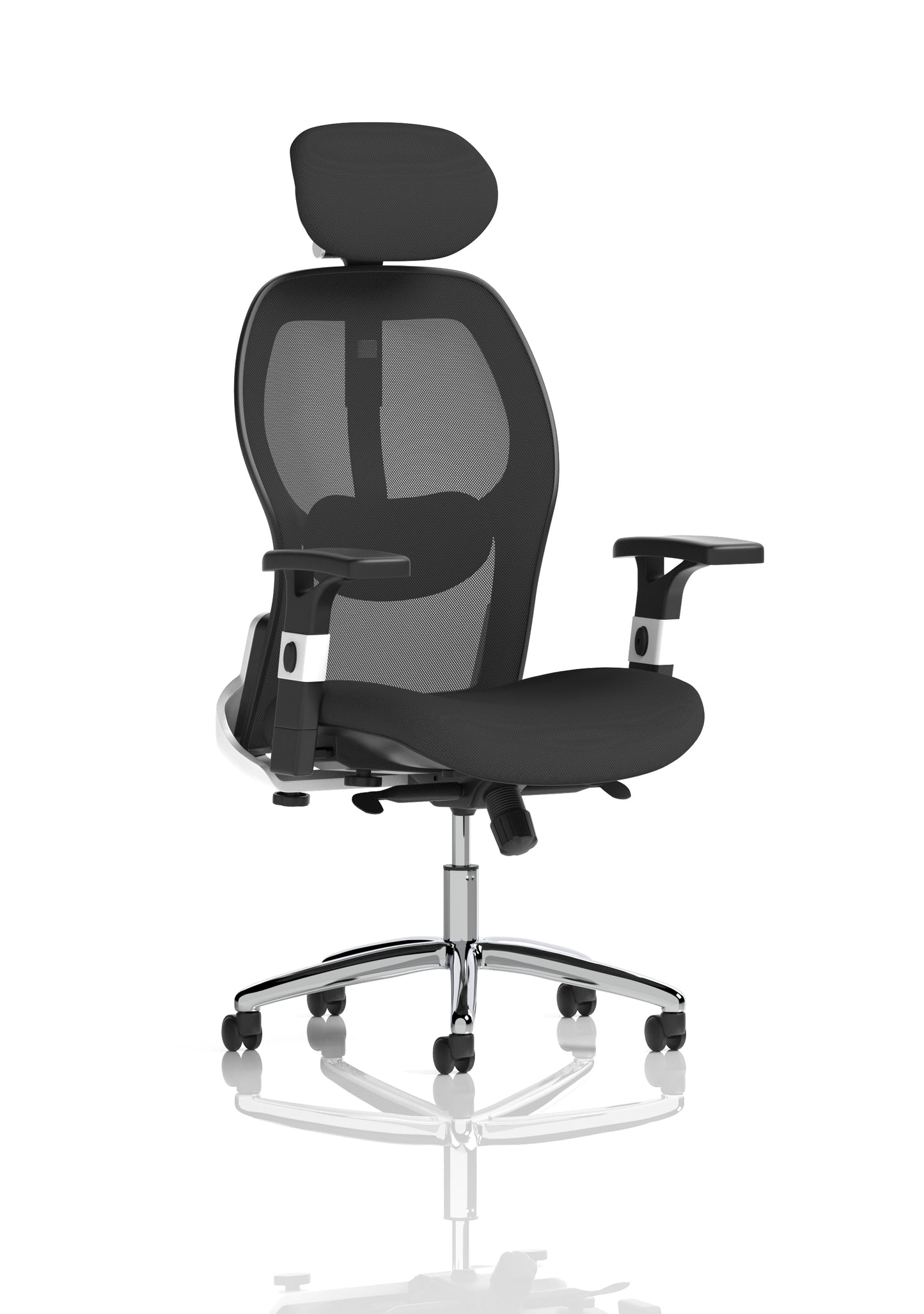 Sanderson II High Mesh Back Executive Office Chair with Height Adjustable Arms