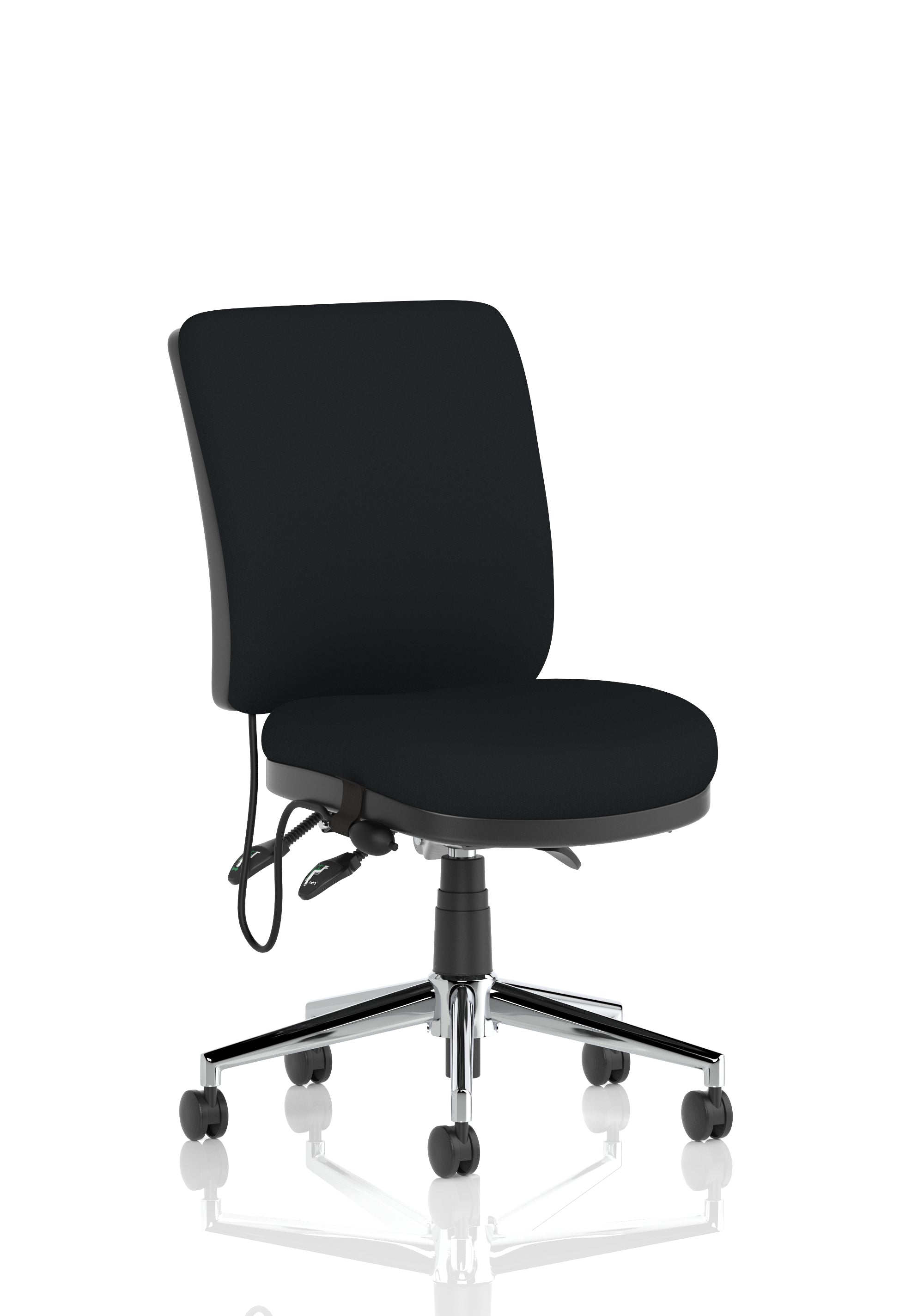 Chiro Medium Back Fabric Task Operator Office Chair - Available in 20 Colour Choices