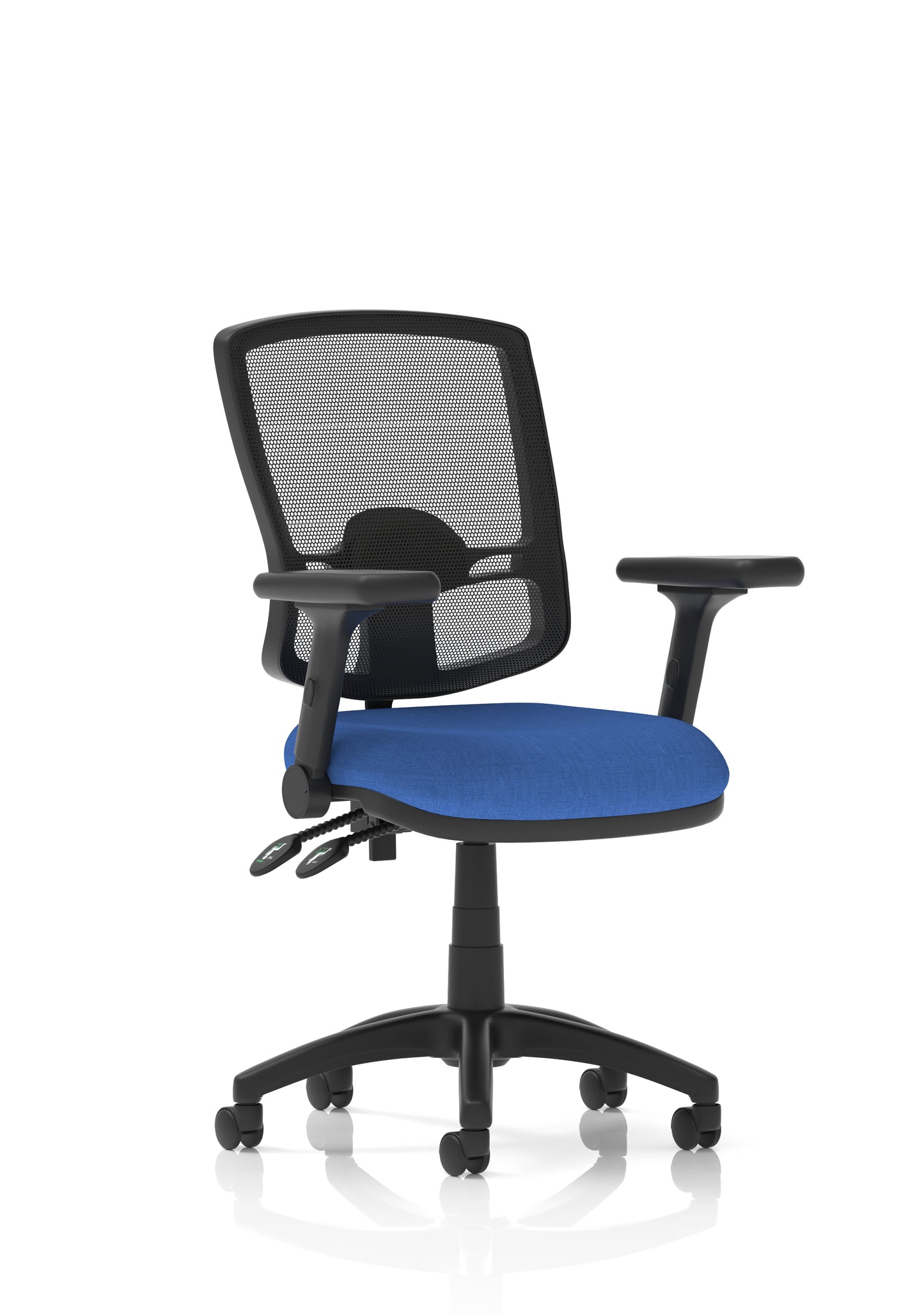 Eclipse Plus II Deluxe Mesh Back Task Operator Office Chair - Multiple Arm Options - Draughtsman Kit Option - Available in 20 Colour Choices