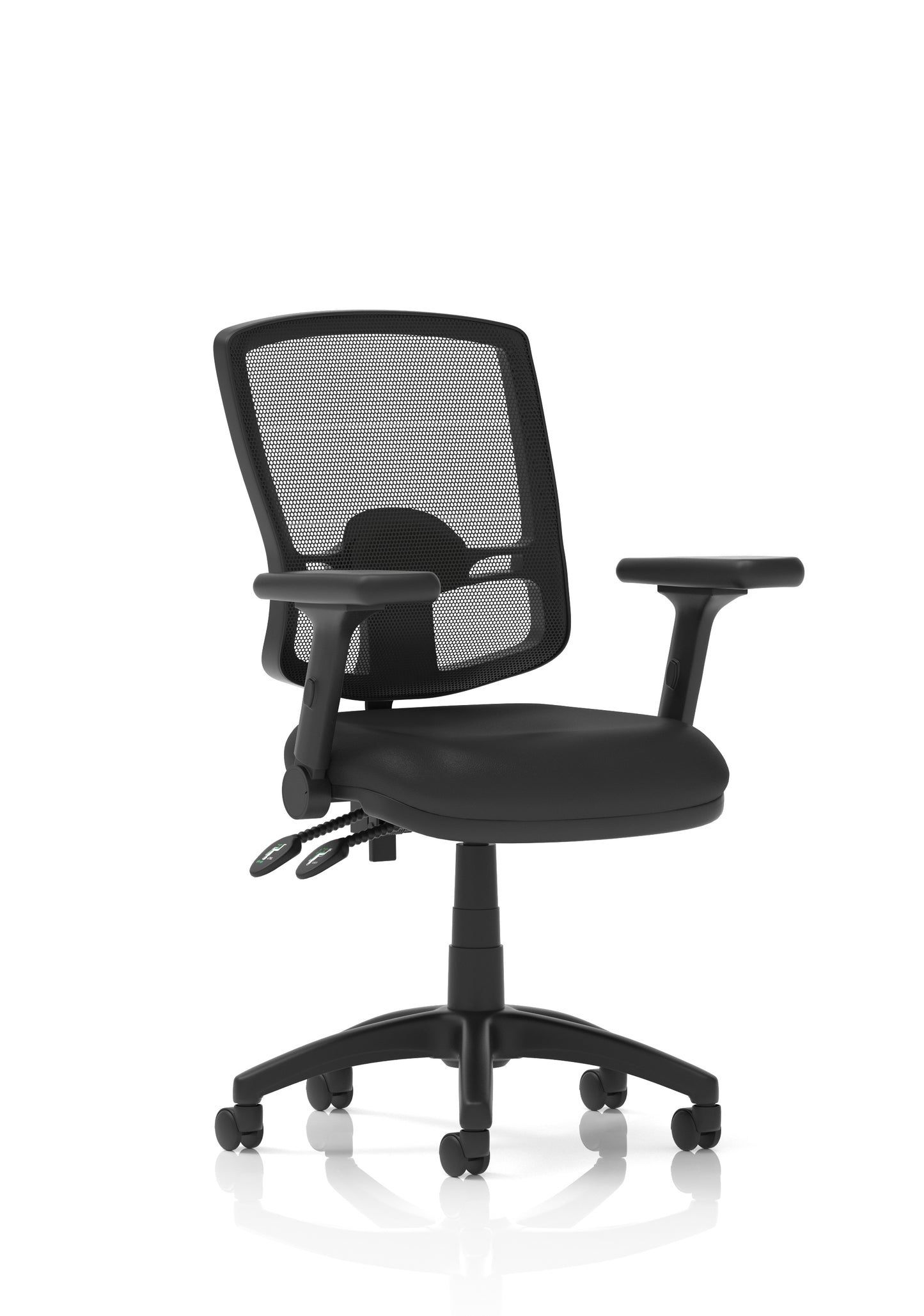 Eclipse Plus II Deluxe Mesh Back Task Operator Office Chair - Multiple Arm Options - Draughtsman Kit Option - Available in 20 Colour Choices