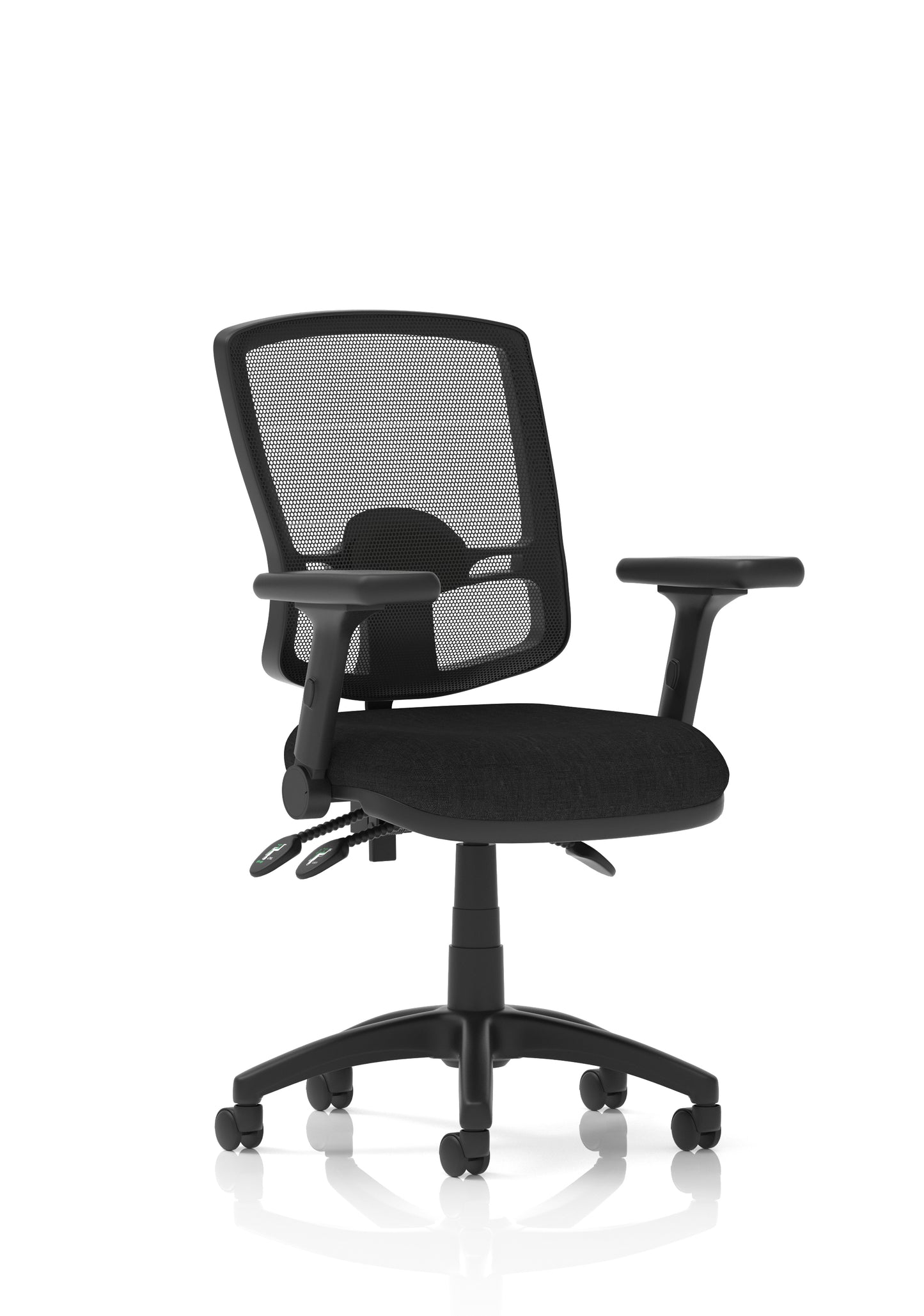 Eclipse Plus III Deluxe Medium Mesh Back Task Operator Office Chair - Multiple Arm Options - Available in 20 Colour Choices