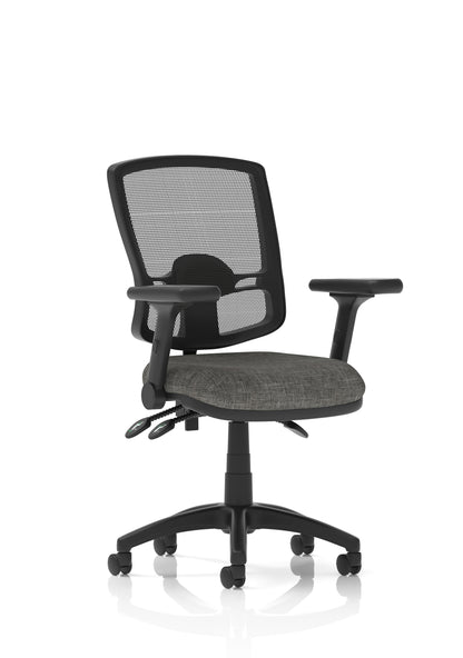 Eclipse Plus III Deluxe Medium Mesh Back Task Operator Office Chair - Multiple Arm Options - Available in 20 Colour Choices
