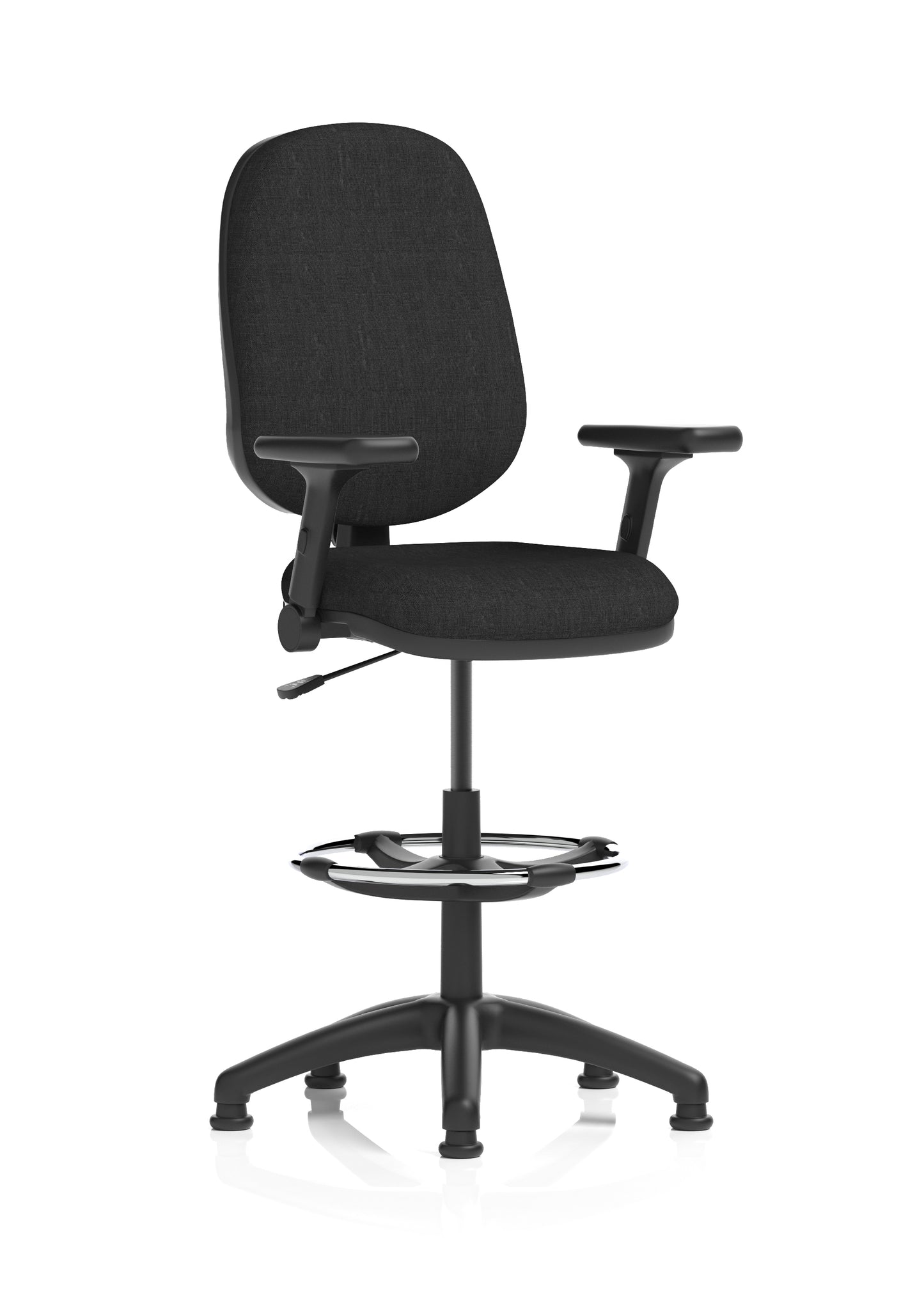 Eclipse Plus I Medium Back Fabric Task Operator with Hi Rise Draughtsman Office Chair