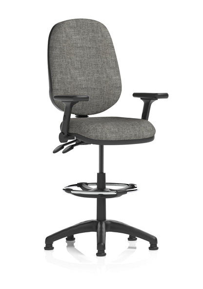 Eclipse Plus II Task Operator Office Chair with Hi Rise Draughtsman Kit - Available in 20 Colour Choices