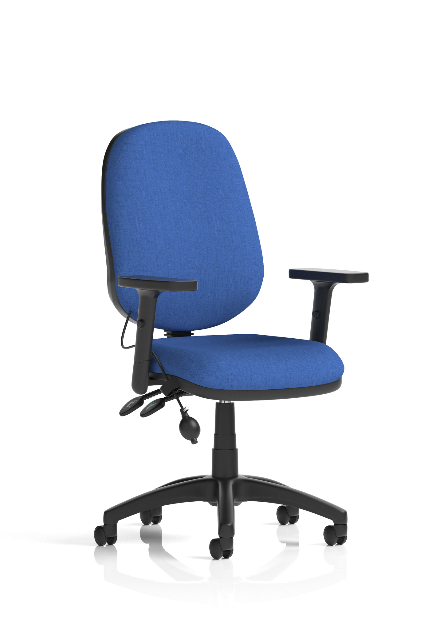 Eclipse Plus II Task Operator Office Chair With Pump Lumbar - Black, Blue or Charcoal Colour Option
