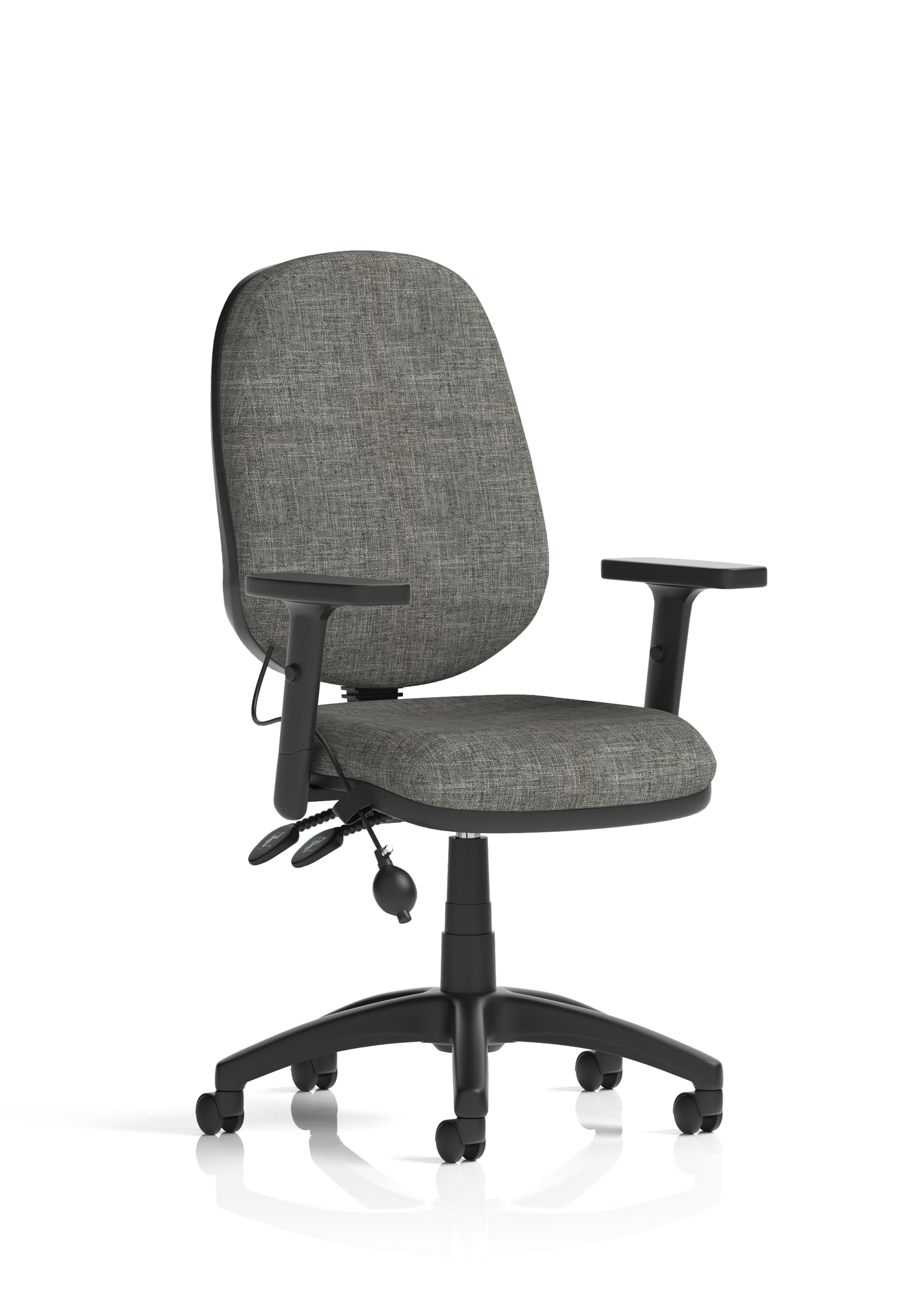 Eclipse Plus II Task Operator Office Chair With Pump Lumbar - Black, Blue or Charcoal Colour Option